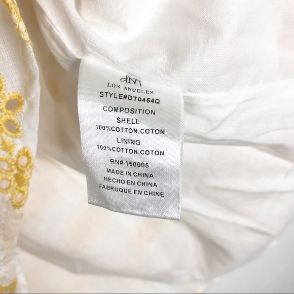 dRA Anthropologie Athena Eyelet Cotton Sundress SIZE MEDIUM - Picture 15 of 16